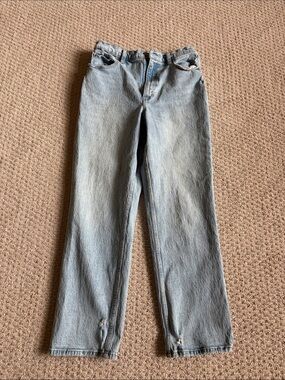 Abercrombie & Fitch Light Blue High Rise 90s Straight Jeans
